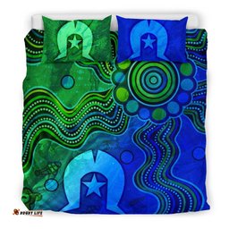 Aboriginal Bedding Set , Torres Strait Islands Flag