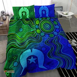 Aboriginal Bedding Set , Torres Strait Islands Flag