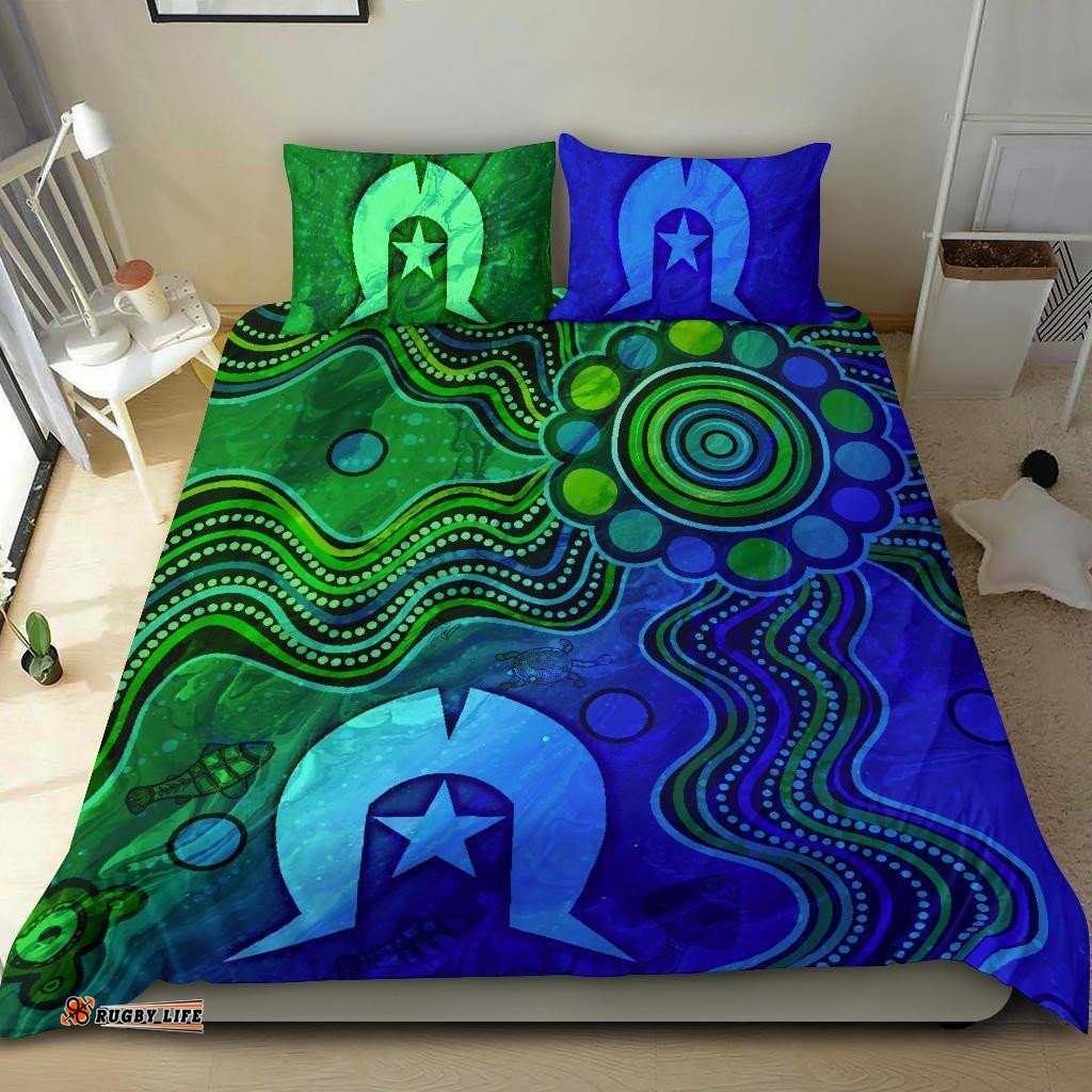 Aboriginal Bedding Set , Torres Strait Islands Flag