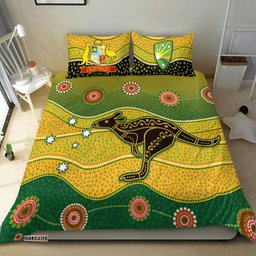 Cricket Australia Bedding Set Indigenous Kangaroo