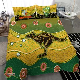 Cricket Australia Bedding Set Indigenous Kangaroo