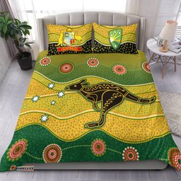 Cricket Australia Bedding Set Indigenous Kangaroo