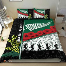 VibeHoodie Bedding Set - Australia Indigenous & New Zealand Maori Anzac Bedding Set
