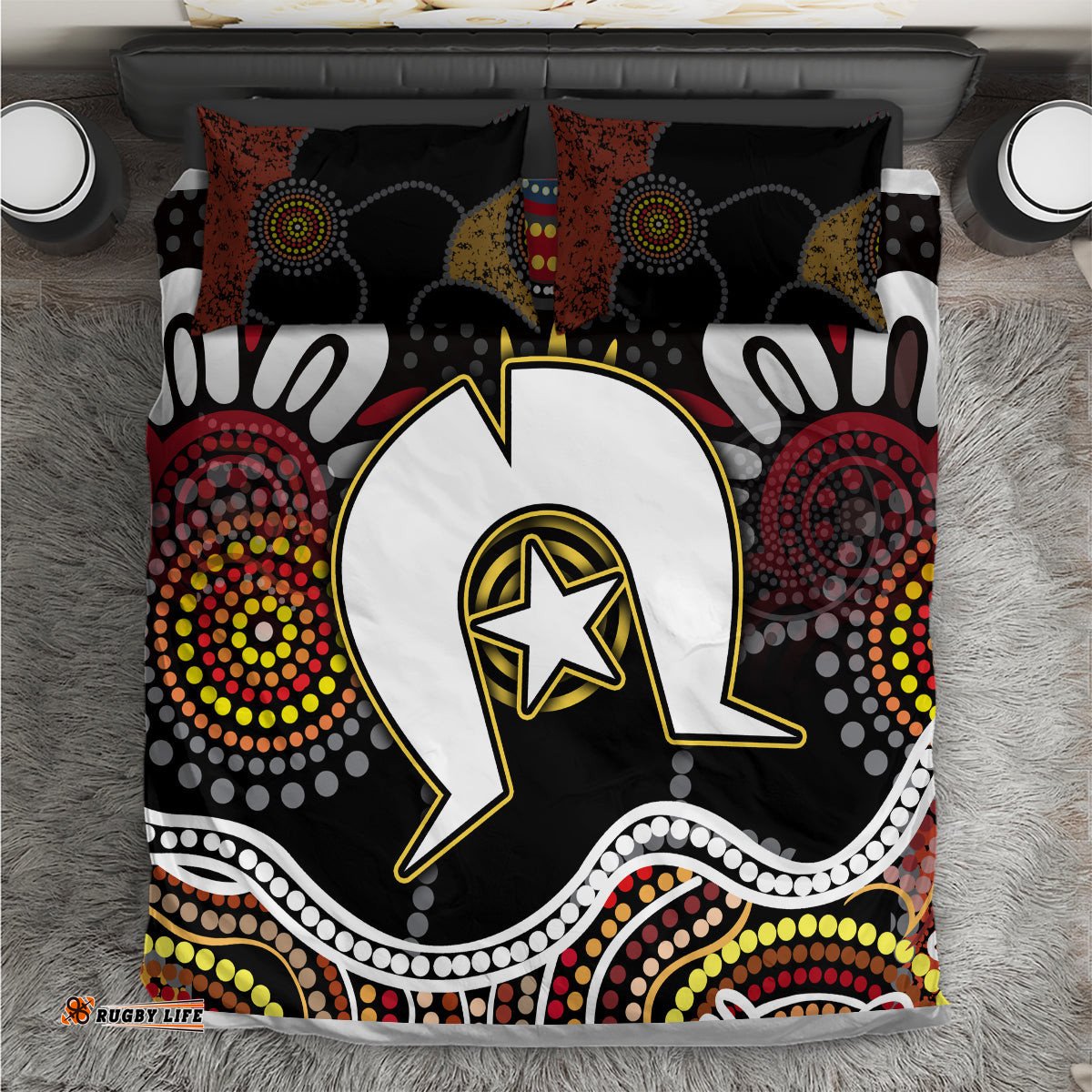 Torest Trait Islands Mix Aboriginal Pattern Bedding Set TS04