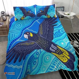 Australia Indigenous Bedding Set Aussie Life - Bird 02