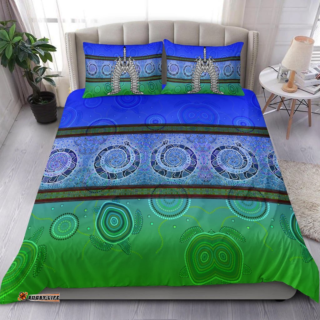 Bedding Set - Turtle With Dhari Mask Snake Patterns-