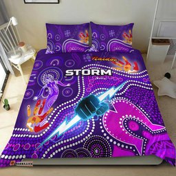 Melbourne Storm Bedding Set Naidoc Heal Country! Heal Our Nation