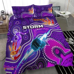 Melbourne Storm Bedding Set Naidoc Heal Country! Heal Our Nation