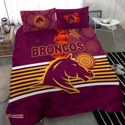 Brisbane Broncos Bedding Set Anzac Day Indigenous