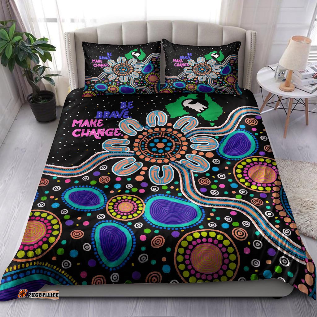 Australia National Reconciliation Week Bedding Set - Be Brave, Make Change Reconciliation Day