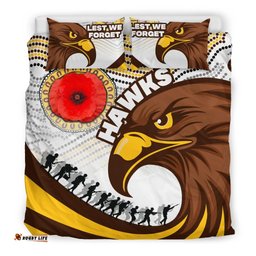 Pride Hawks Bedding Set Hawthorn Anzac Day Aboriginal