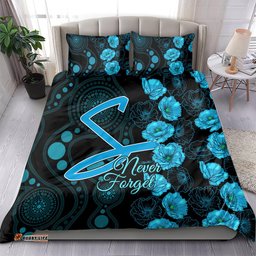 Strikers Cricket Never Forget Custom Bedding Set ANZAC Day with Poppy Aboriginal