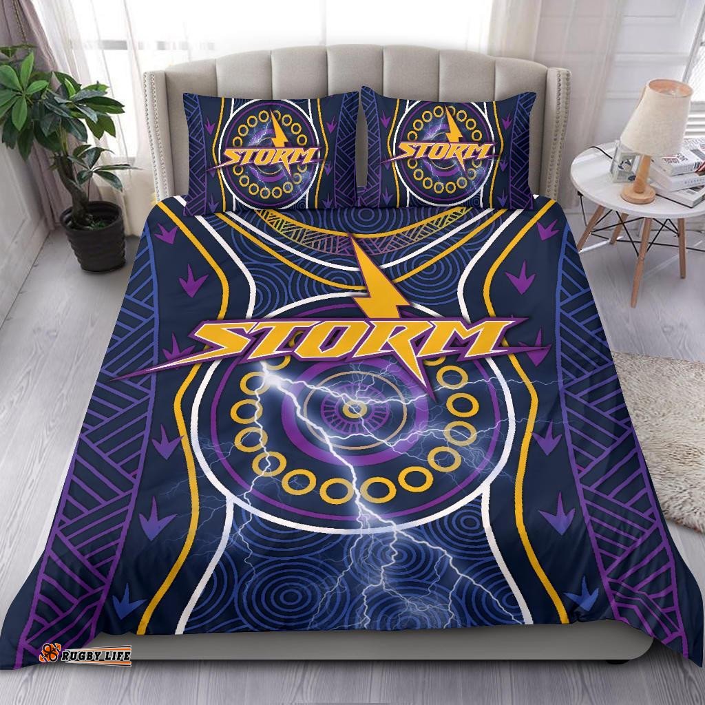 Melbourne Bedding Set Lightning Storm Indigenous