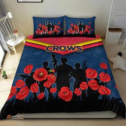 Adelaide Crows Anzac Day Bedding Set - Indigenous Art -