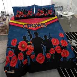 Adelaide Crows Anzac Day Bedding Set - Indigenous Art -