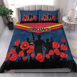 Adelaide Crows Anzac Day Bedding Set - Indigenous Art -