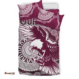 Sea Eagles Rugby Bedding Set - Custom Super Eagles Bedding Set RLT13