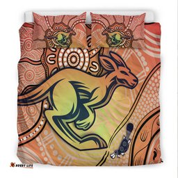 Kangaroos Indigenous Bedding Set Beautiful Life