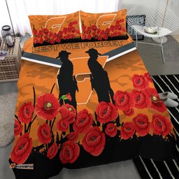Giants Anzac Day Bedding Set - Indigenous Art -