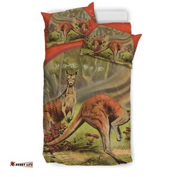Bedding Sets - Kangaroo Bed In Forest Landscape Art Sets