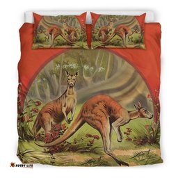 Bedding Sets - Kangaroo Bed In Forest Landscape Art Sets