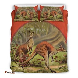 Bedding Sets - Kangaroo Bed In Forest Landscape Art Sets