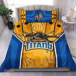 Titans Bedding Set Gold Coast Aboriginal Armor Version