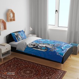 Personalised Bulldogs NAIDOC Week 2024 Bedding Set Aboriginal Fire Burning Sparks