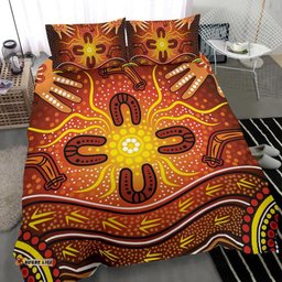 Aboriginal Bedding Set - Indigenous Patterns Ver10