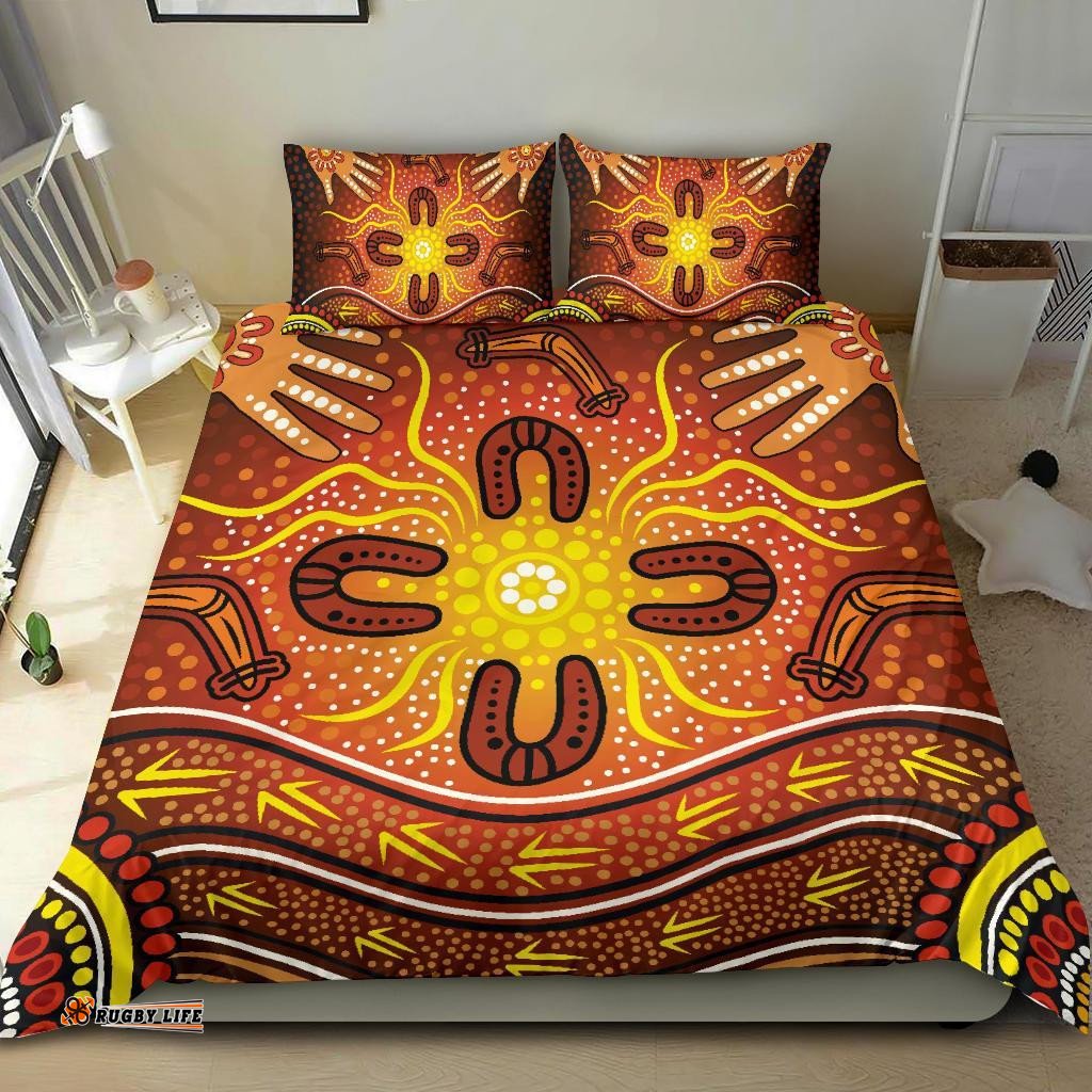 Aboriginal Bedding Set - Indigenous Patterns Ver10
