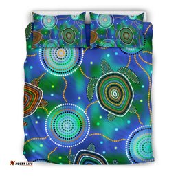 Aboriginal Bedding Set - Indigenous Turtle Dreaming