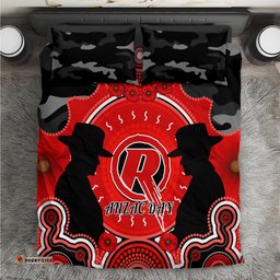 Melbourne Renegades ANZAC 2024 Bedding Set Lest We Forget Poppy Mix Camouflage