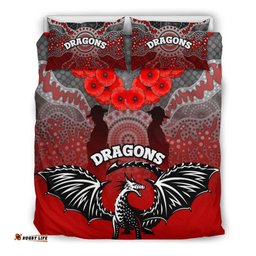Dragons Bedding Set St. George Anzac Day