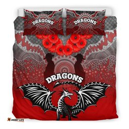 Dragons Bedding Set St. George Anzac Day