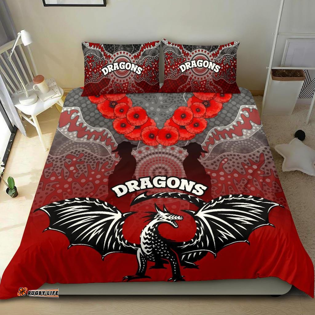 Dragons Bedding Set St. George Anzac Day