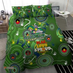 Personalised NAIDOC Week 2024 Raiders Bedding Set Australia Fire Burning