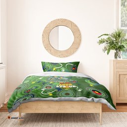 Personalised NAIDOC Week 2024 Raiders Bedding Set Australia Fire Burning