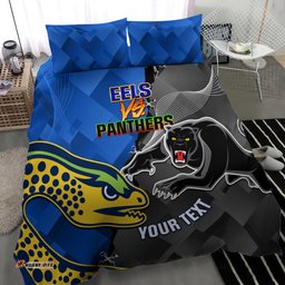 Panthers And Eels Bedding Set Sporty Version