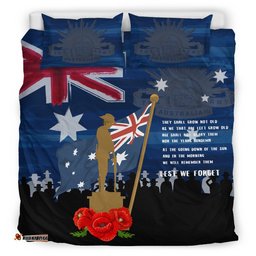 Anzac Bedding Set - Always Remember Australian Anzac Day