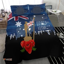 Anzac Bedding Set - Always Remember Australian Anzac Day
