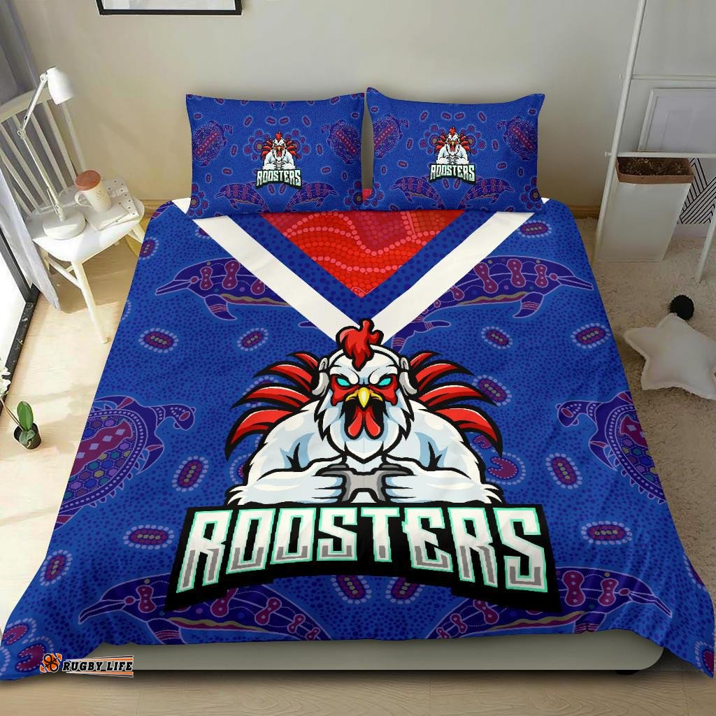 Sydney Roosters Indigenous Bedding Set Prairie Style No.1
