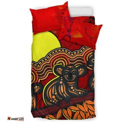 Aboriginal Bedding Set - Australian Indigenous Koala