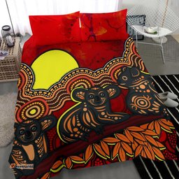 Aboriginal Bedding Set - Australian Indigenous Koala