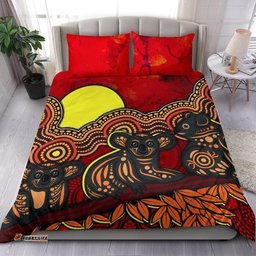 Aboriginal Bedding Set - Australian Indigenous Koala