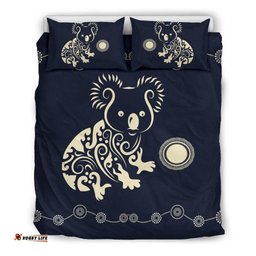 Aboriginal Bedding Sets, Koala Patterns Treasure Dot Painting Ver02
