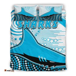 Sharks Bedding Set Cronulla Indigenous Unique