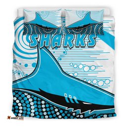 Sharks Bedding Set Cronulla Indigenous Unique