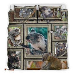 Bedding Set - 3D Koala Frames Bedding Set