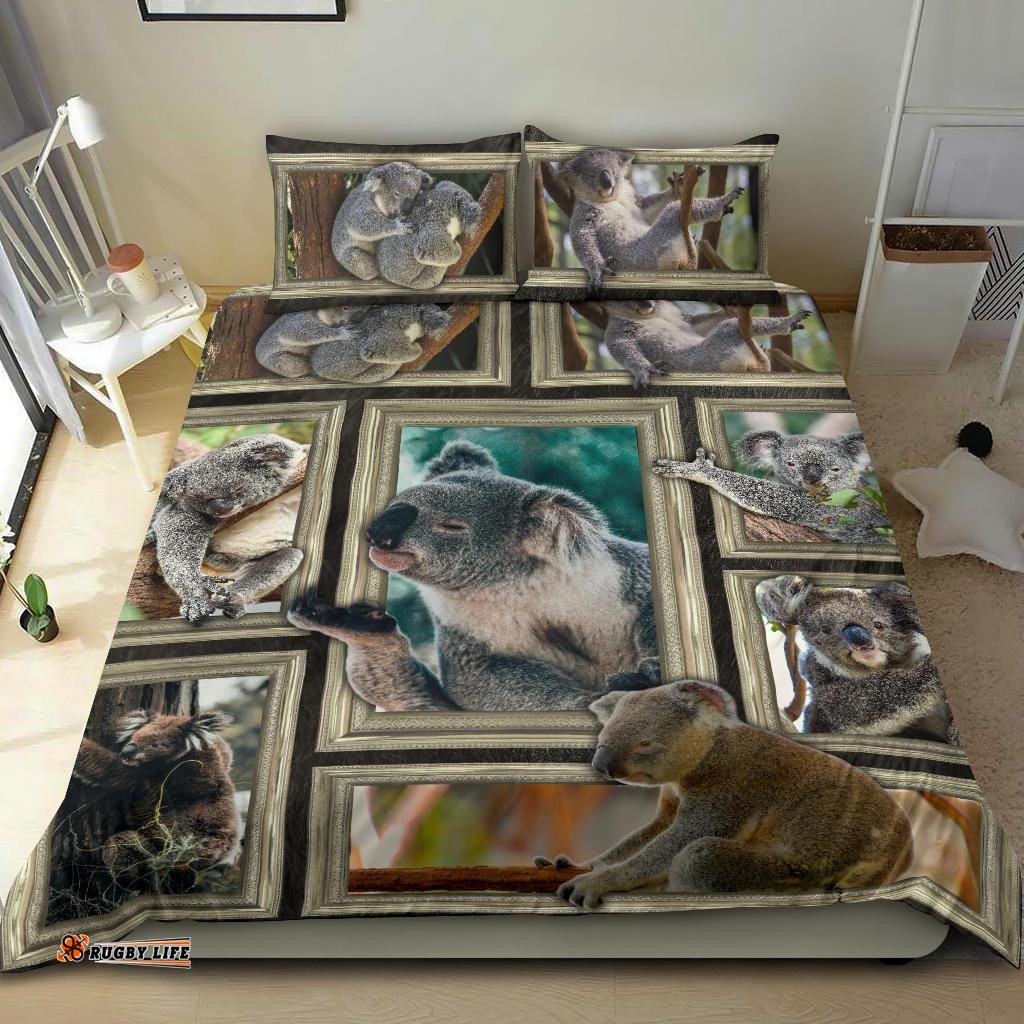 Bedding Set - 3D Koala Frames Bedding Set