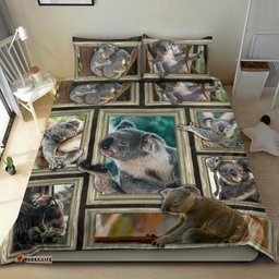 Bedding Set - 3D Koala Frames Bedding Set